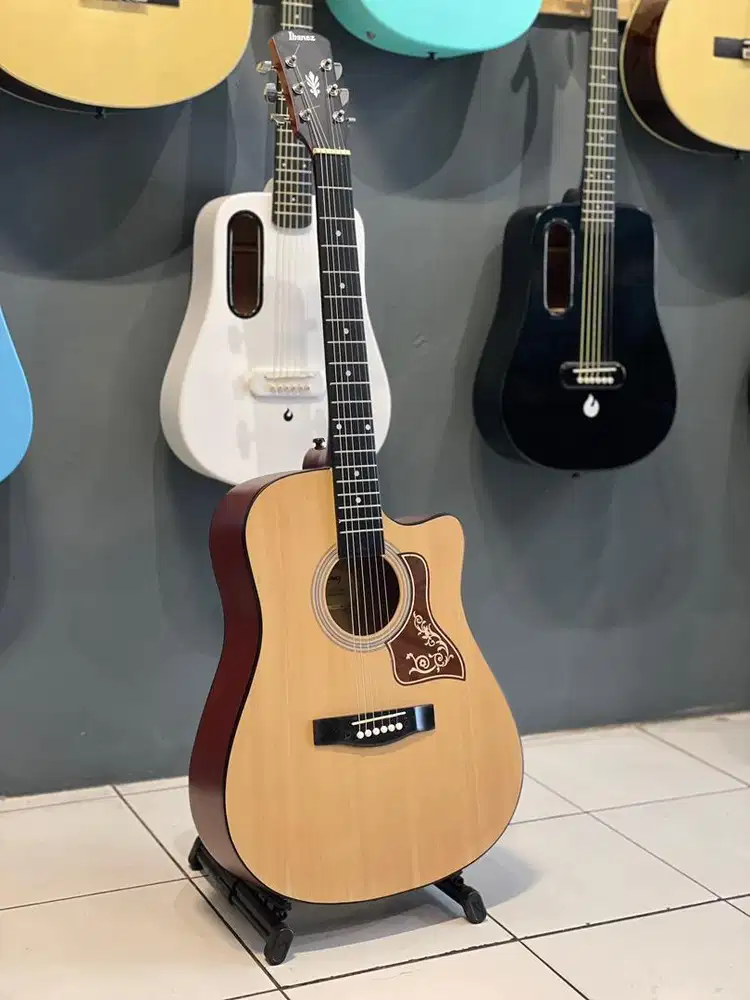 Gitar Akustik Ibanez tanem besi senar ceper
