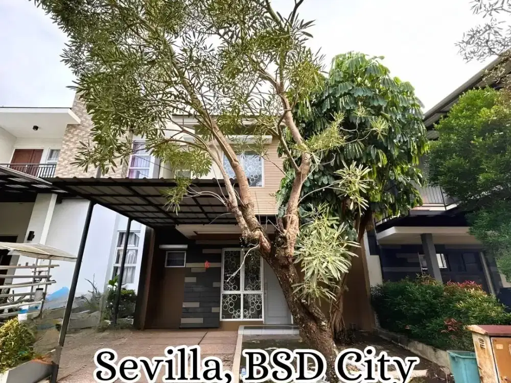 Jual Rumah Di Sevilla BSD Serpong Dekat Bintaro Dan Jakarta