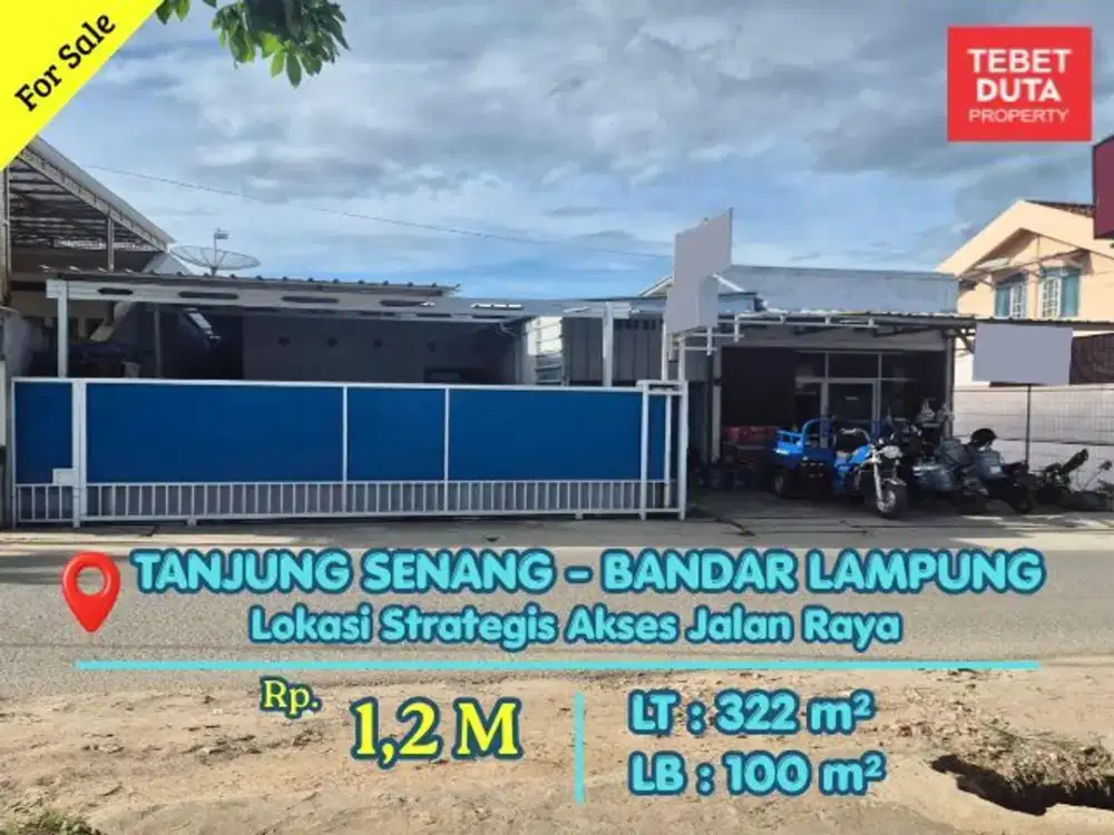 Dijual Rumah Turi Raya Tanjung Senang Kota Bandar Lampung Akses Jalan Raya