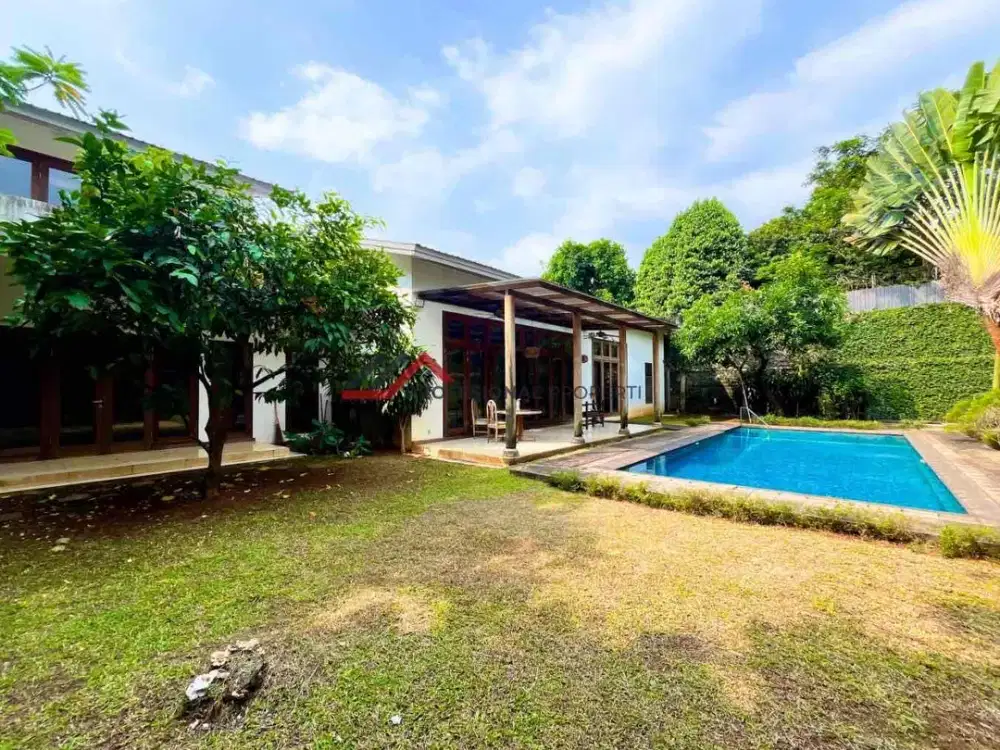 Dijual rumah bagus harga murah private pool di pejaten barat kemang jakarta selatan