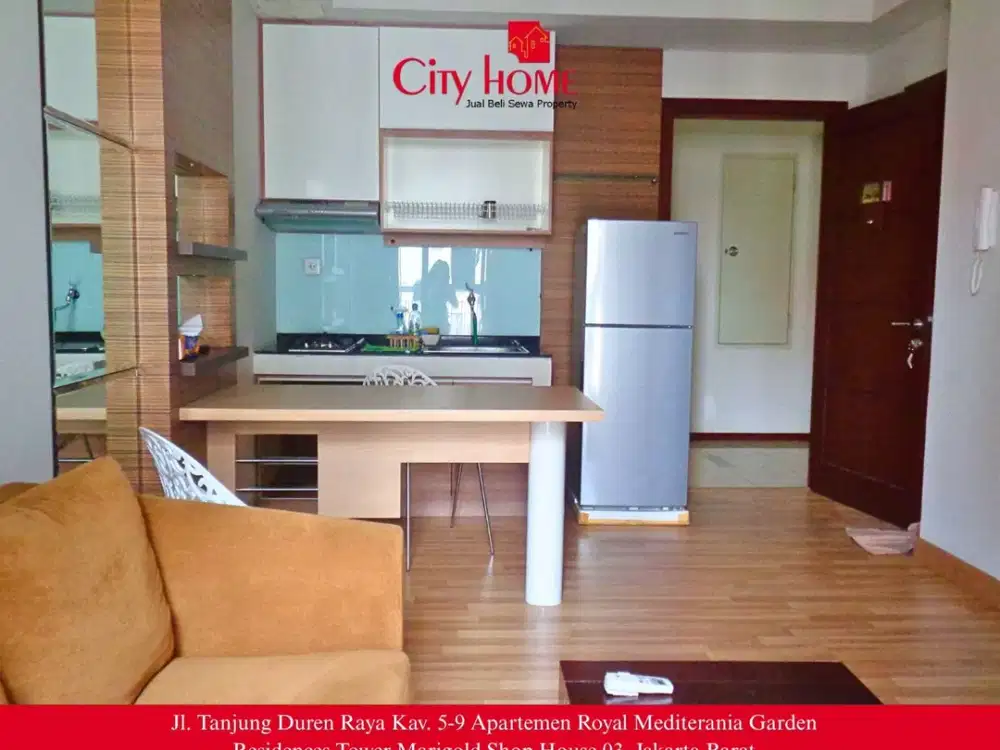Dijual Unit 2 BR Furnished di Apartemen Royal Mediterania Garden Residences Podomoro City