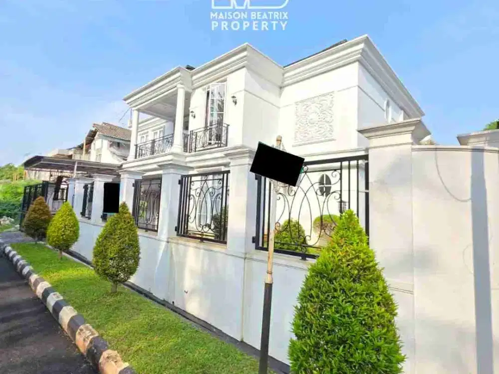 rumah mewah 2 lantai posisi hook di bintaro
