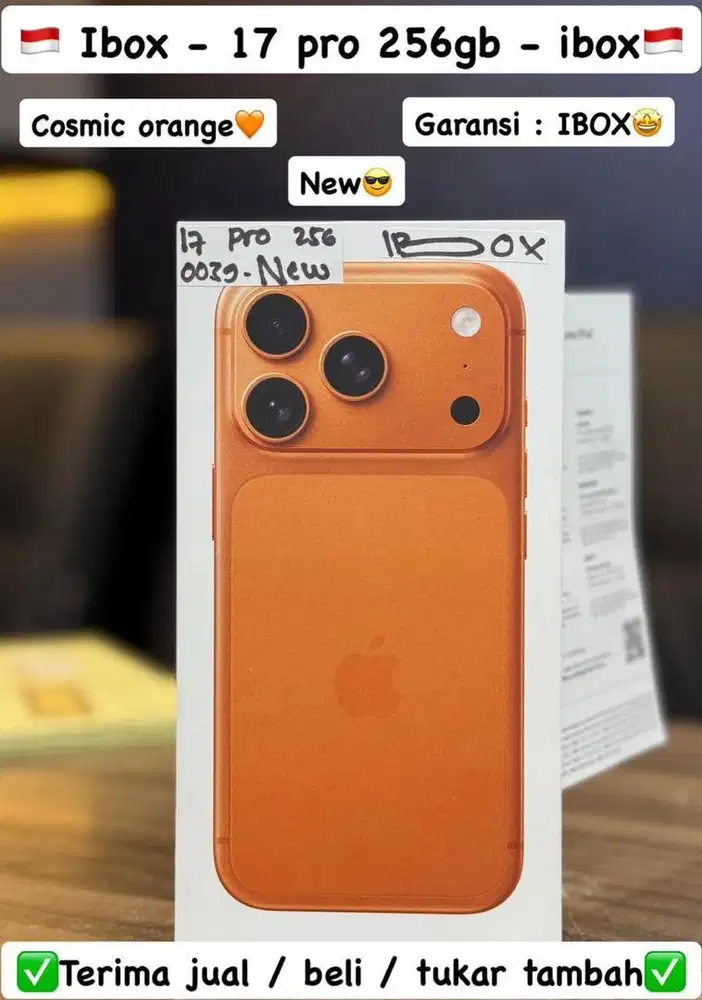 Iphone 17 Pro 256 Gb Cosmic Orange Ibox New Segel Ori