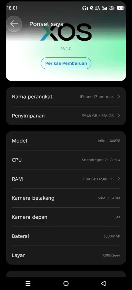 Infinix note 60 pro 12/256