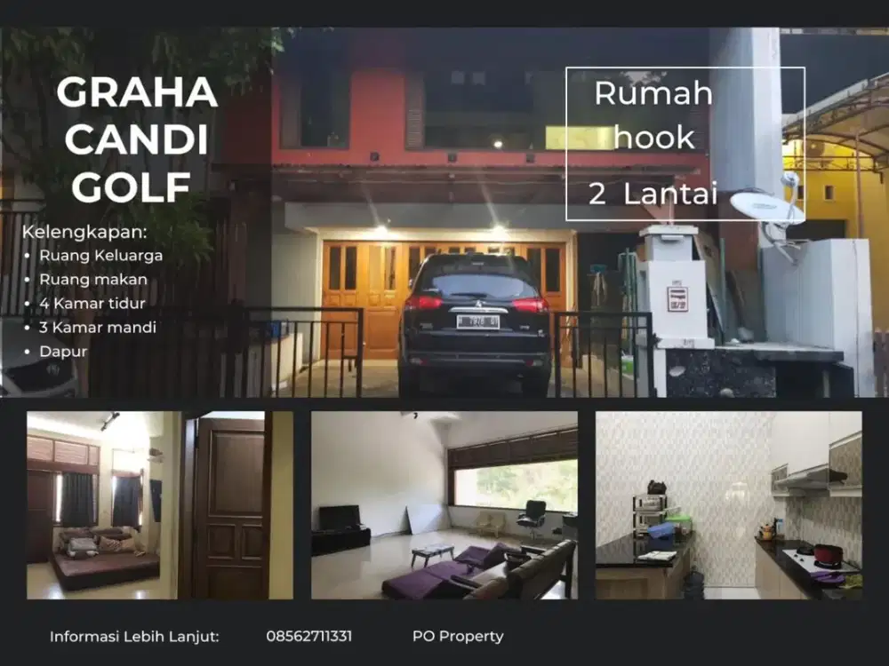 Rumah Mewah Hook Graha Candi Golf Jangli Harga Dibawah NJOP