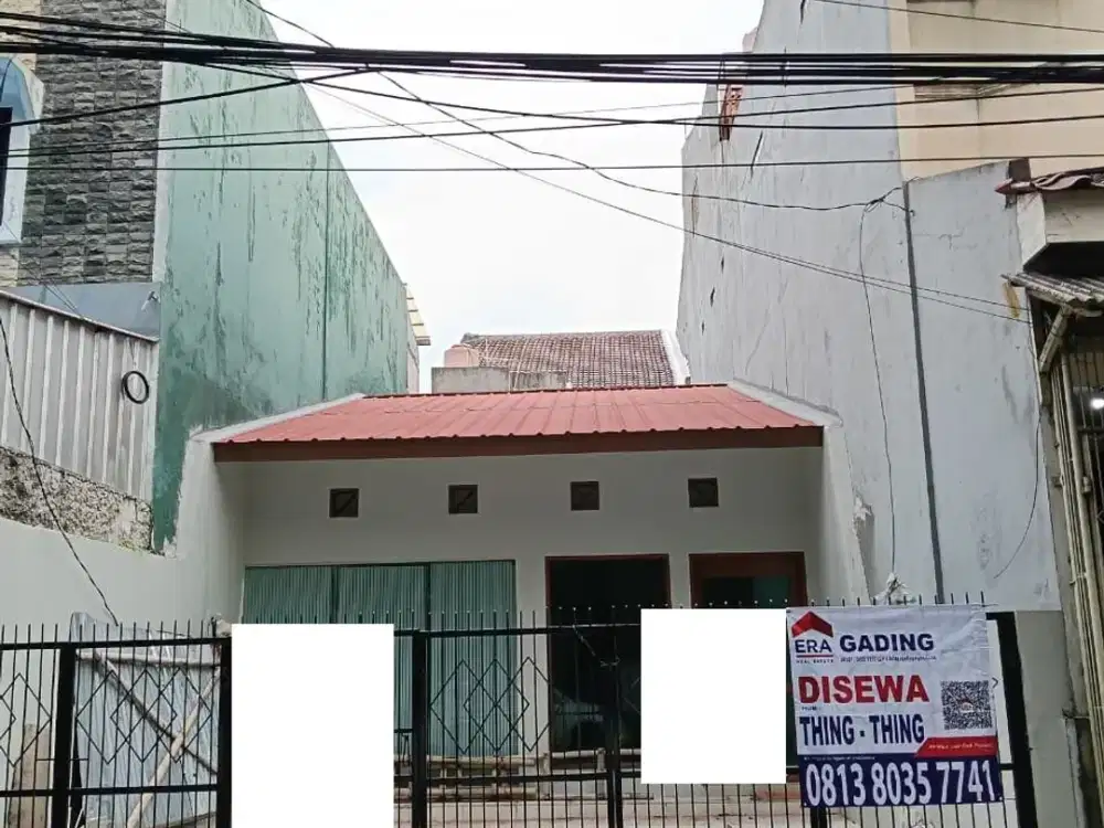 Ss.3796 - Murah !! Disewakan !! Rumah Standart Rapih 6x20 Siap Huni Hadap Utara di BCS Kelapa Gading , Min.Sewa 2Thn