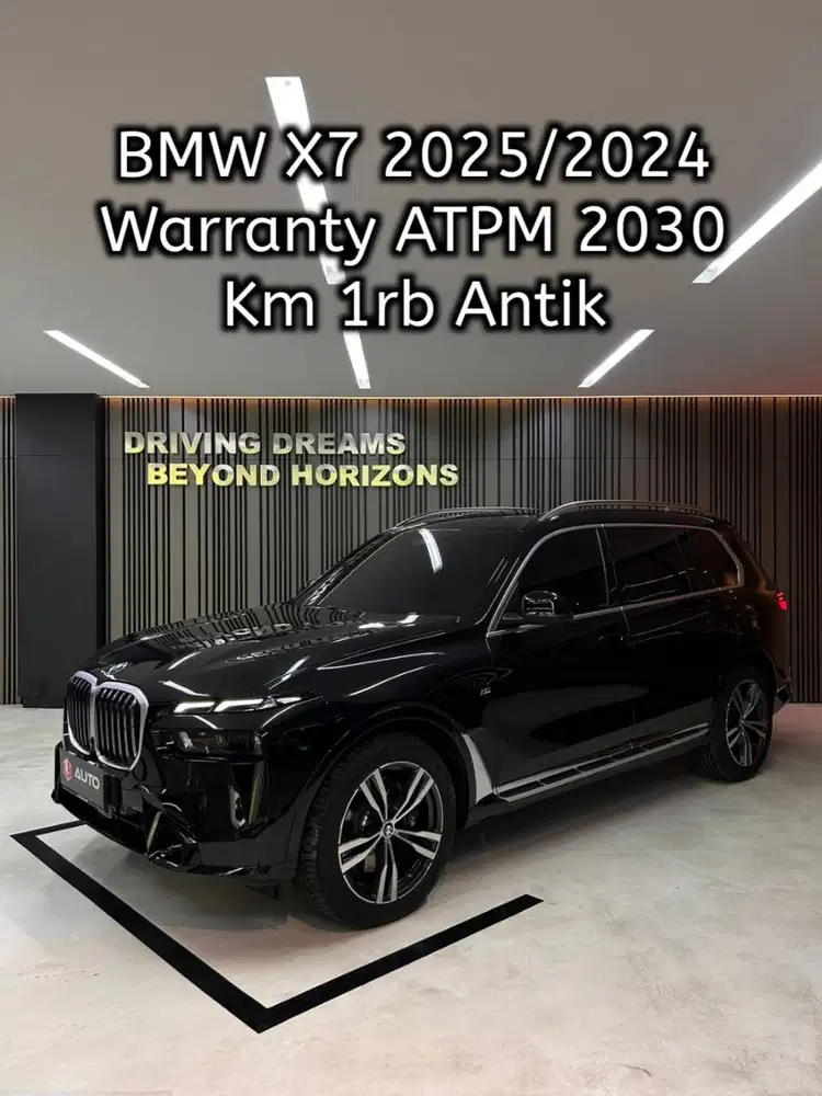 BMW X7 Xdrive40i XLine 2025 Hitam Km1rb B225GRC Nik 2024