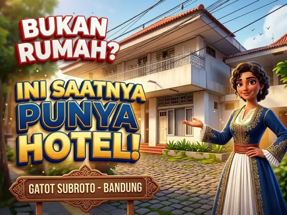 JUAL HOTEL MURAH DI, GATOR SUBROTO, LENGKONG, ASIA AFRIKA, BANDUNG KOTA.