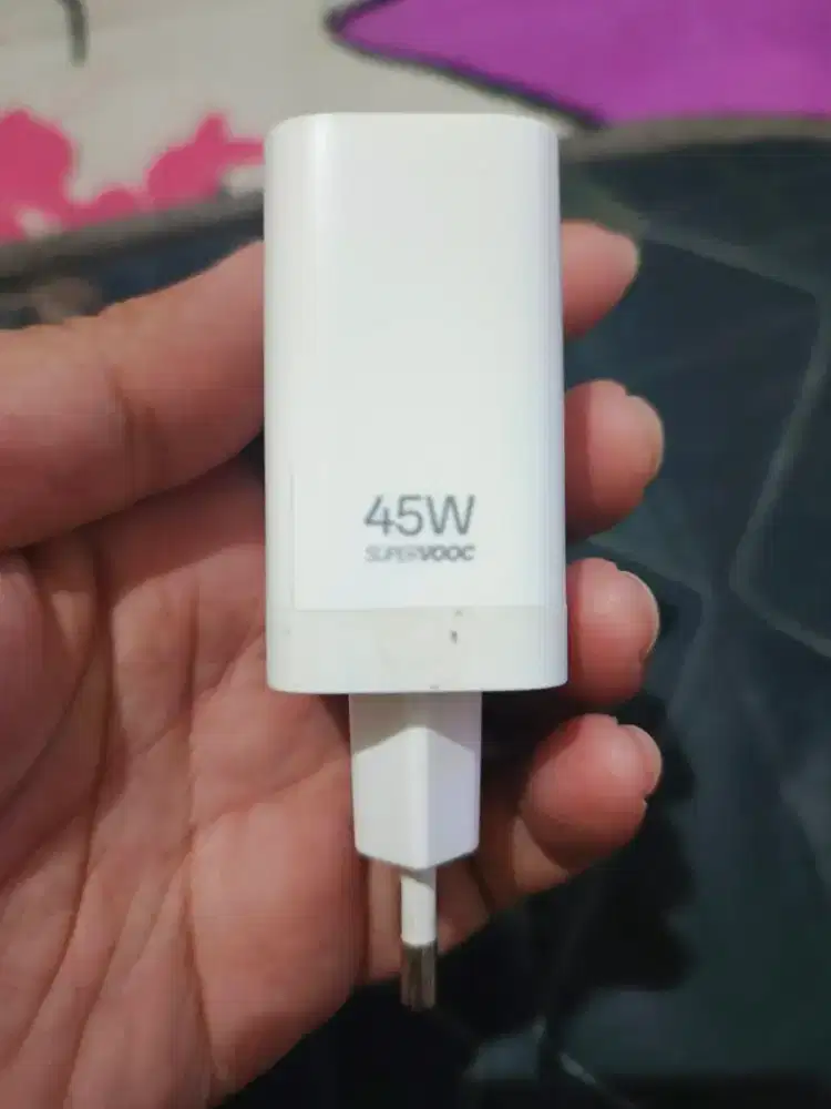 kepala charger oppo supervooc 45watt original