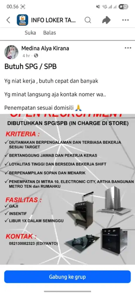 LOWONGAN PEKERJAAN