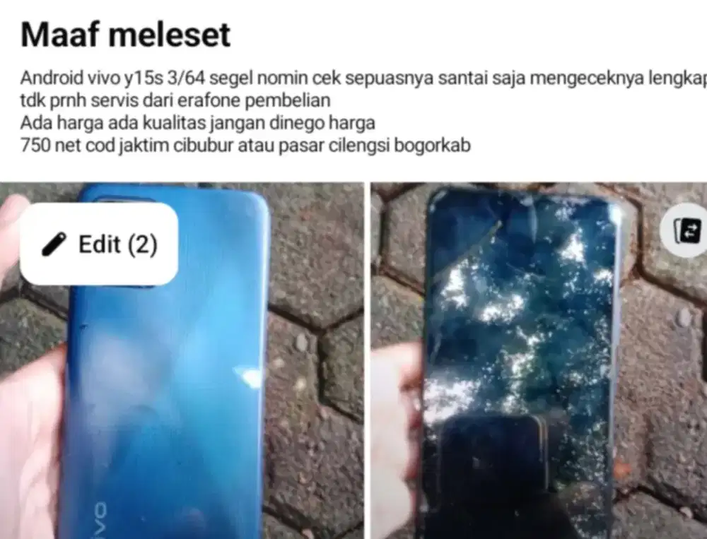 Vivo y15s ex erafone