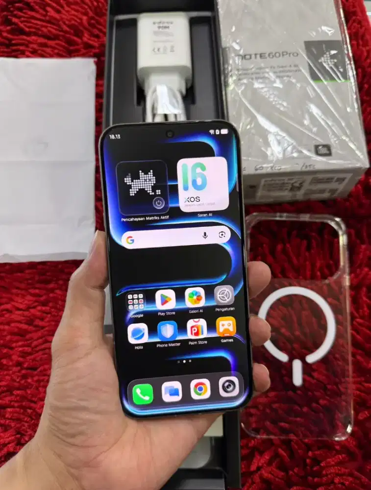 Infinix Note 60 Pro 5G 12/256GB Snapdragon 7s Gen 4 Fullset Resmi