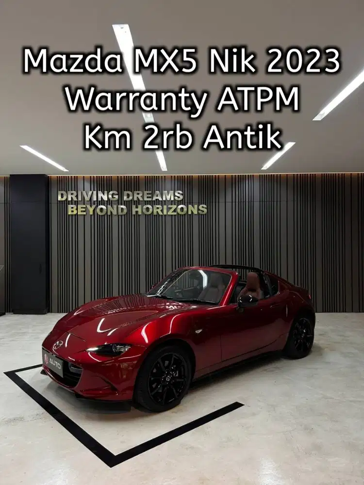 Mazda Miata MX5 Convertible AT 2023 Merah Km4rb B911NY MX-5