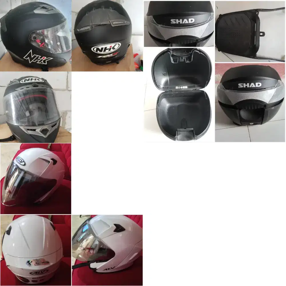 PRELOVED HELM & TOP BOX