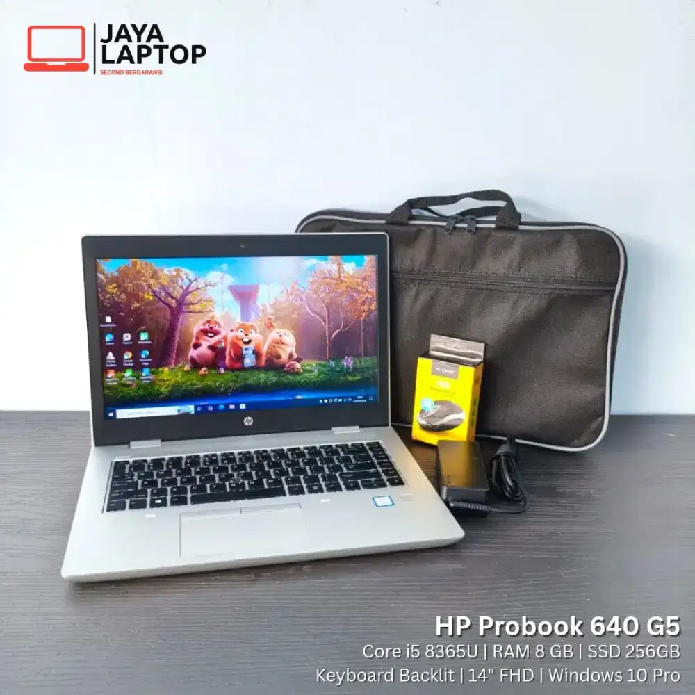 HP Probook 640 G5 Core i5 Gen 8 RAM 8GB SSD 256GB Laptop Second Bekas