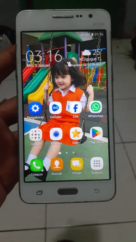 Samsung galaxy Grand prime+ 4G layar 5 in