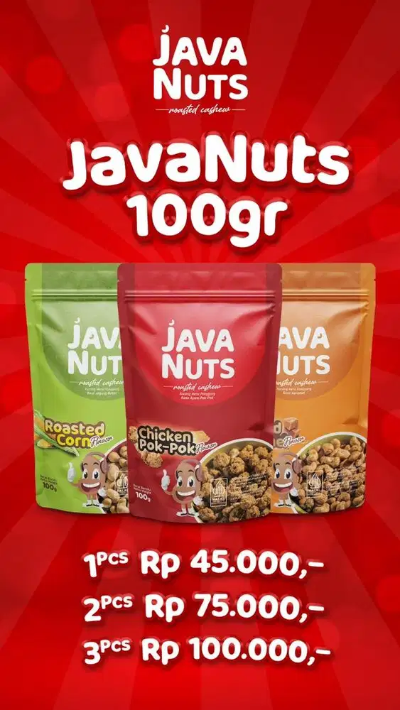 Kacang mente rasa kekinian