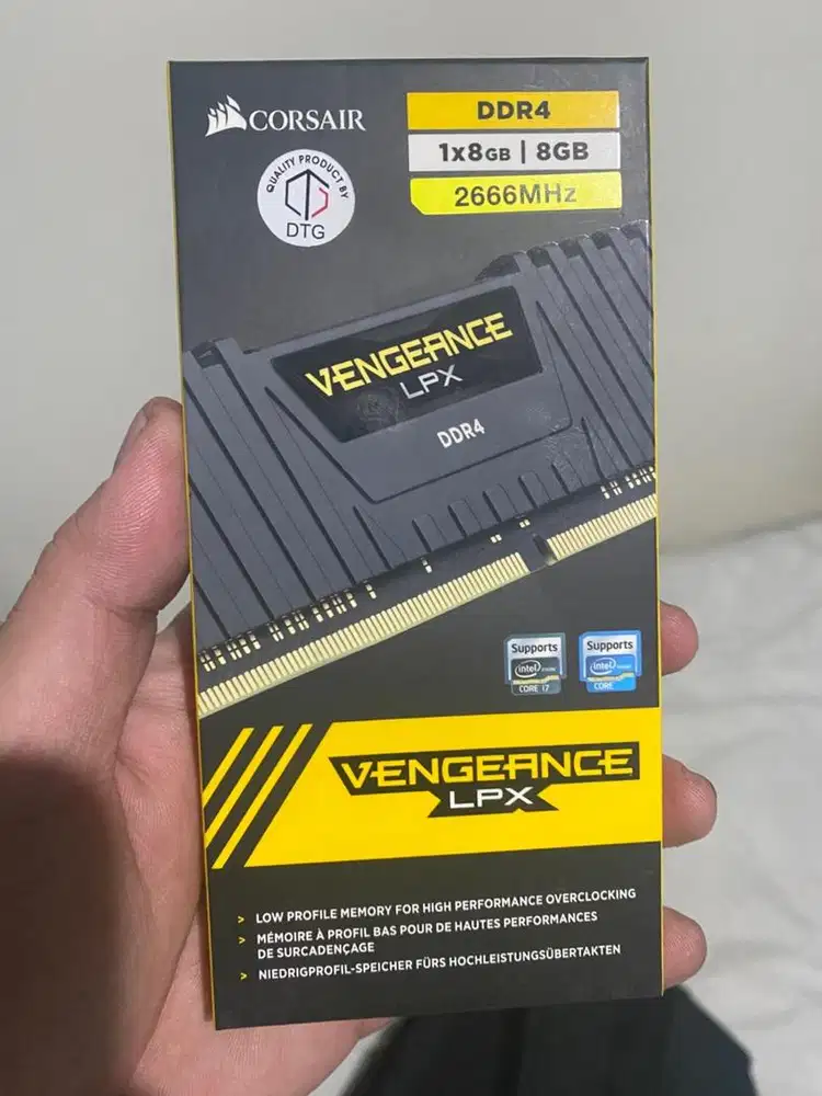 Ram PC DDR4 corsair 8gb 2666mhz