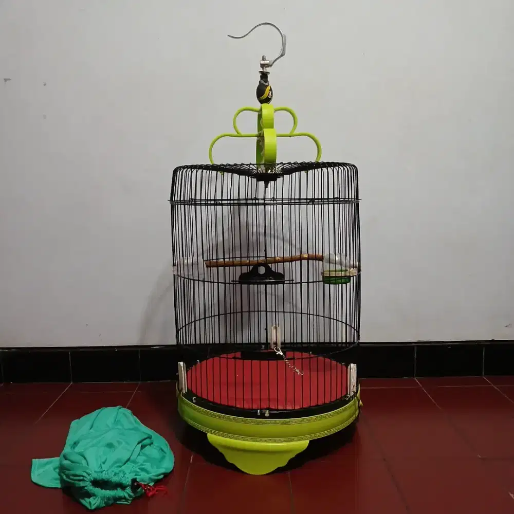 Sangkar/Kandang Burung Bekas D42 Besi Fullset
