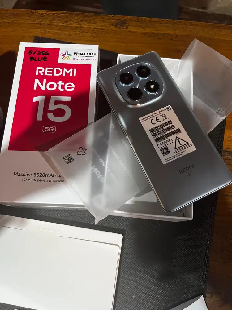Xiomi redmi note 15 5G ram 8/256