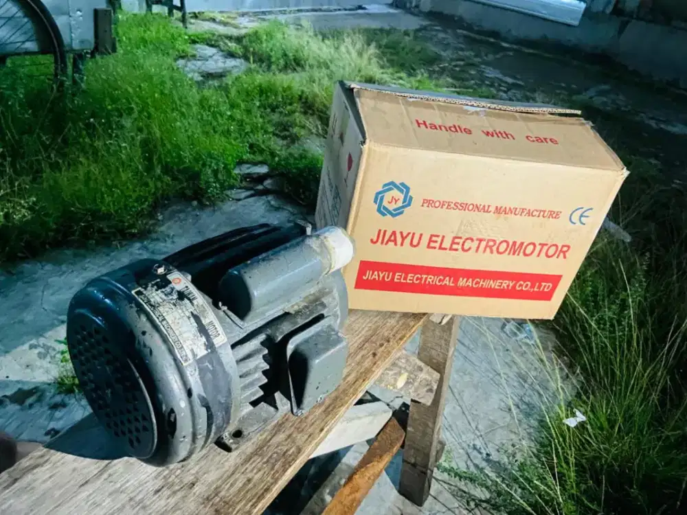Dinamo Penggerak Jiayu 1/2 HP, 1400 RPM - Full Tembaga,