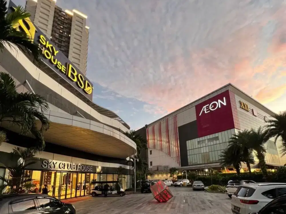 DI JUAL APARTEMEN MURAAHH 2 BEDROOM SKY HOUSE BSD – READY UNIT HUNI l AKSES AEON MALL
