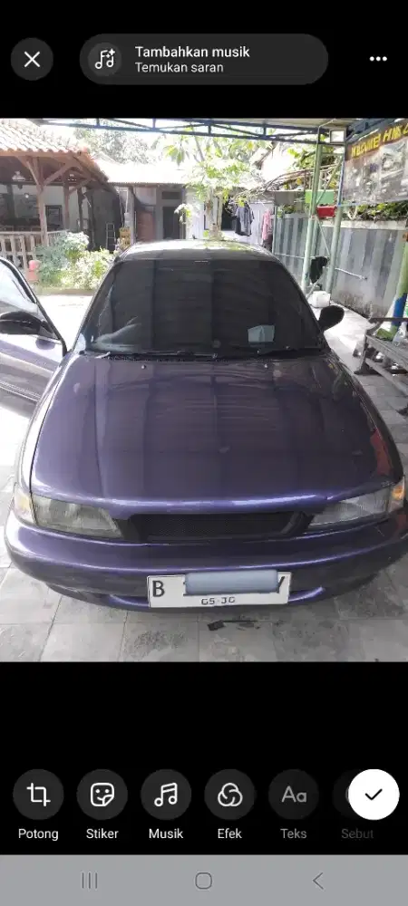 Jual santuy mobil baleno 97