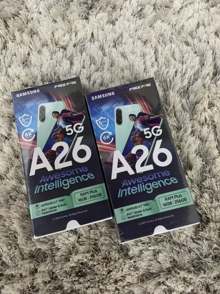 Samsung Galaxy A26 5G 8/256 GB New Segel Original Resmi SEIN 12 Bulan
