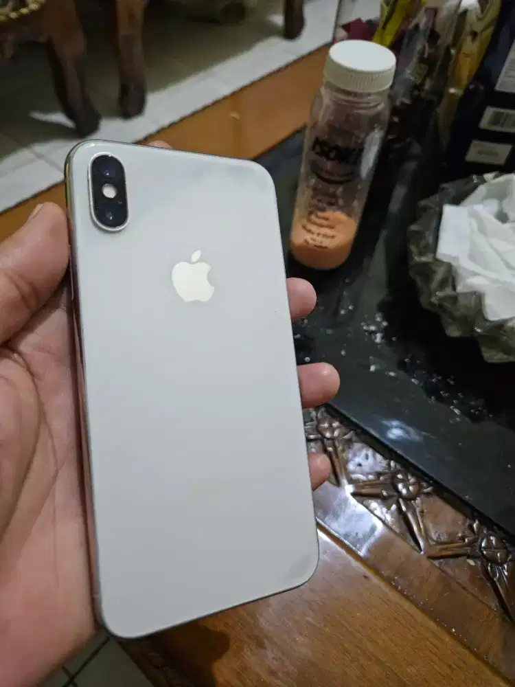 Iphone x 256gb warna silver