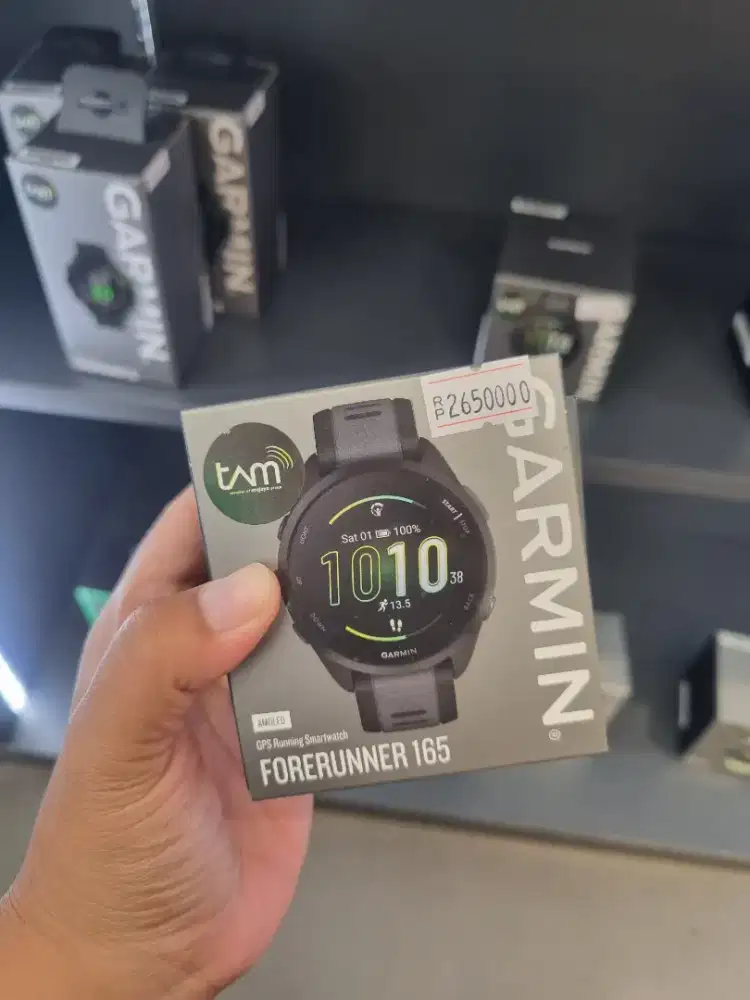 Garmin forerunner 165 diskon 1.6jt garansi resmi new