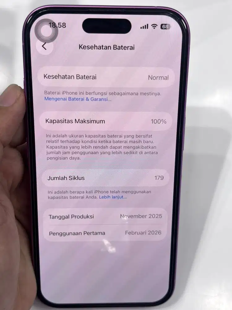 iphone 16 pink 128 GB