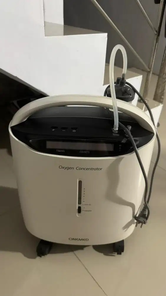 Oxygen Concentrator Bekas Terawat, Free Oximeter