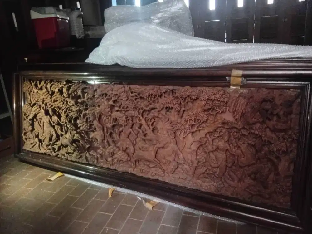 Antik Relief kayu jati