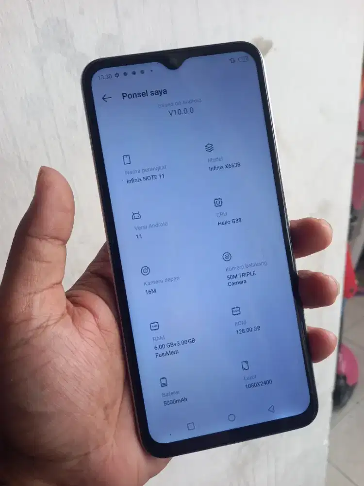 Jual Aja Infinix Note 11 NFC 6/128 Hp+Kabel data