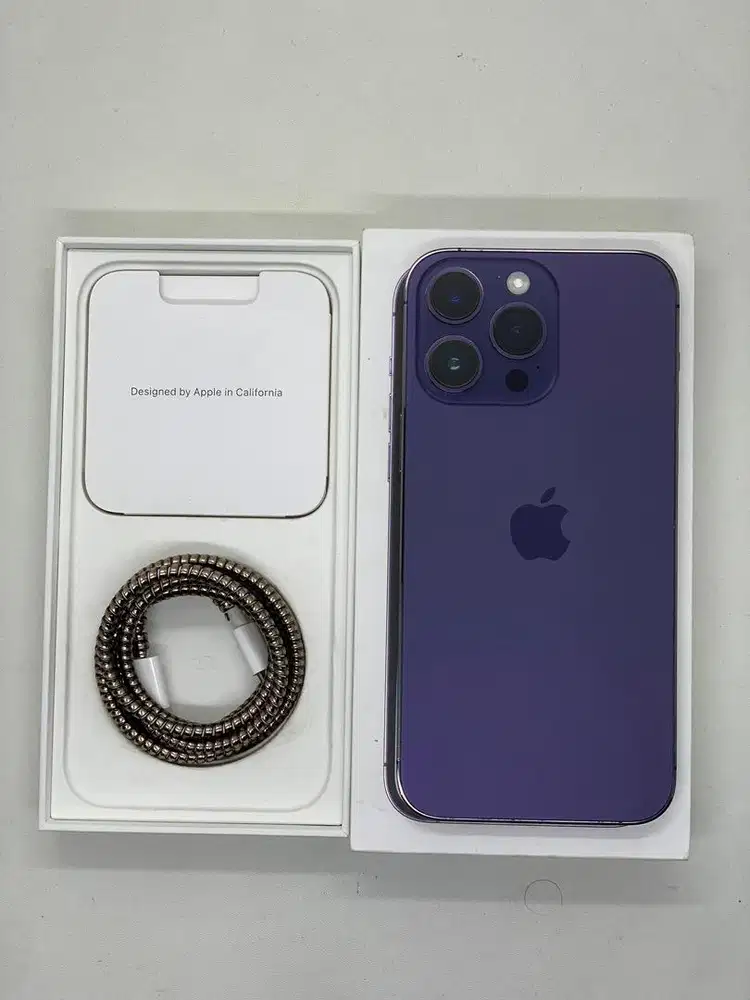 iPhone 14 Pro Max 128GB Resmi ex iBox Deep Purple