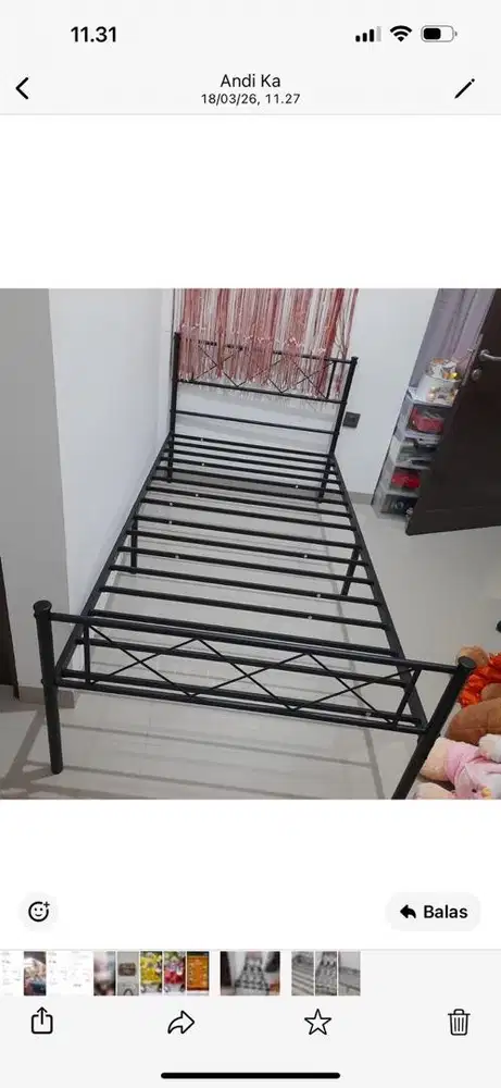 Ranjang anak besi