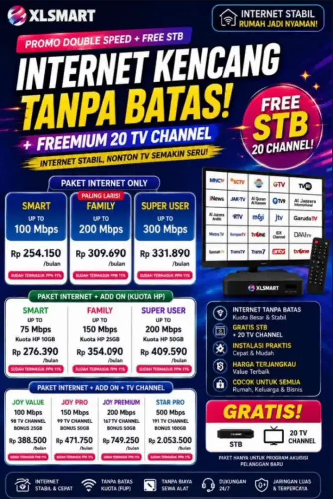 FIRST MEDIA XLSATU SMART