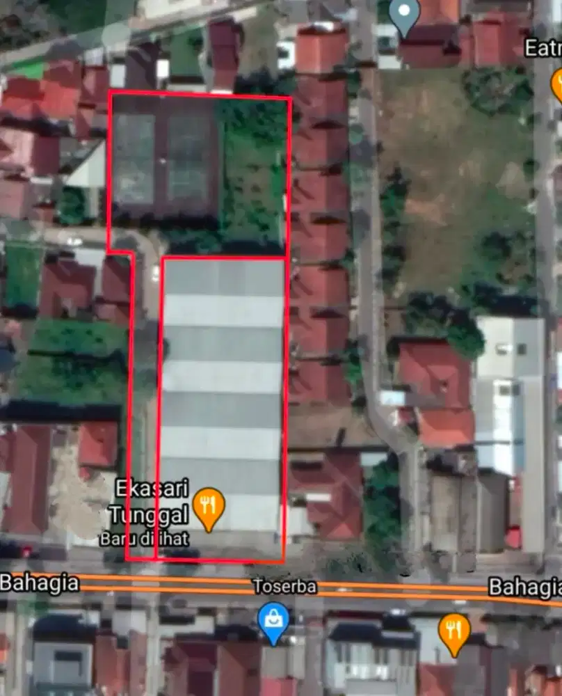 Lahan Mainroad Cocok U/ Gudang, Cluster Pertokoan sayap Trs.Buah Batu