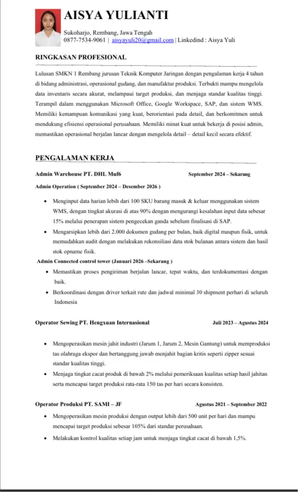 Cari kerja parttime aja untuk weekend atau 100% remote