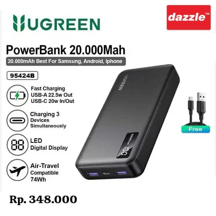 PB UGREEN 20000mAh