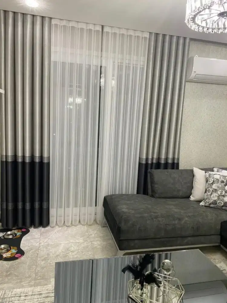 Pasang gordyn gorden murah vertikal roll blind jasa wallpaper dinding