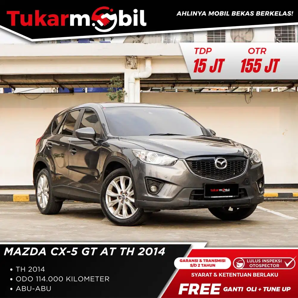 [BERGARANSI] MAZDA CX5 GT TAHUN 2014 LOW KM