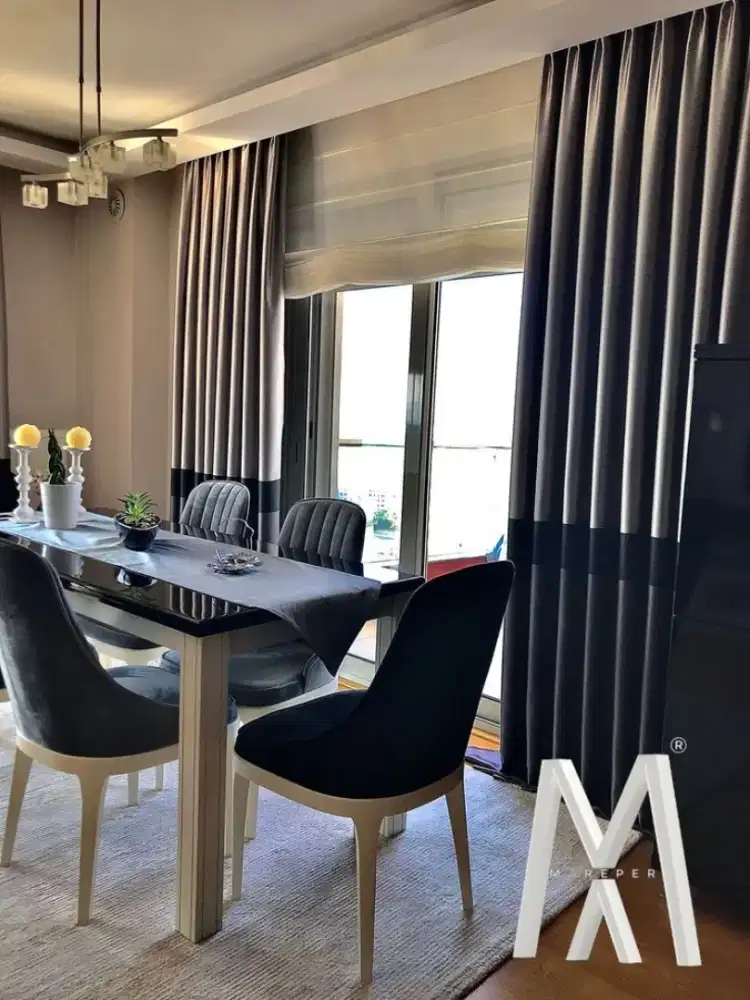 Pasang gordyn gorden murah vertikal roll blind jasa wallpaper dinding