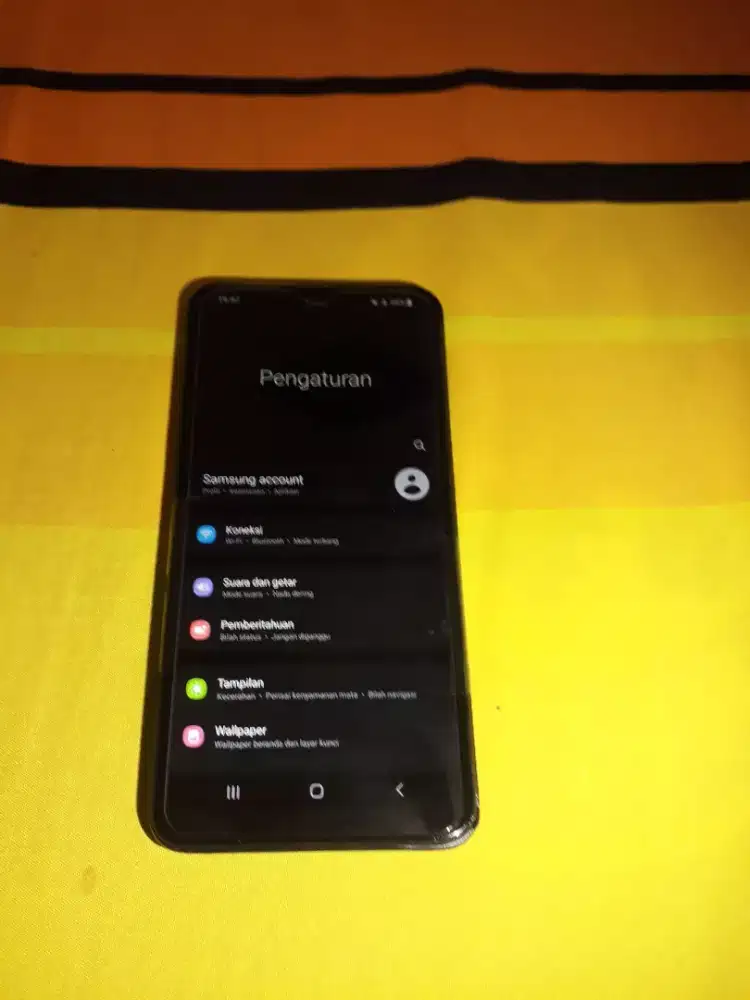 Copotan LCD Frame Baterai Samsung A10S Tinggal Pasang Mesin