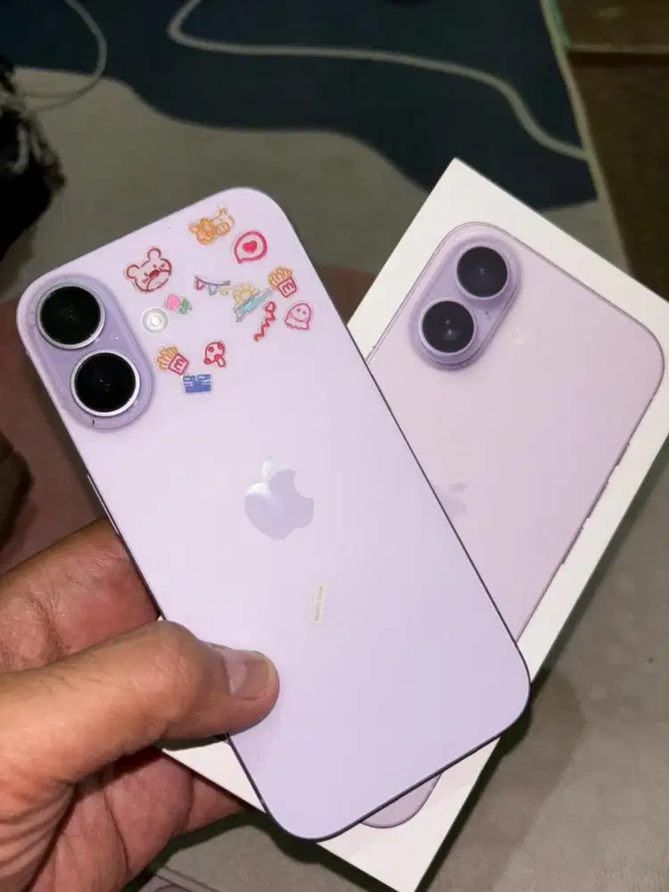 IPHONE 17 256 PURPLE RESMI IBOX LIKE NEW MULUS BH 100% GARANSI ON