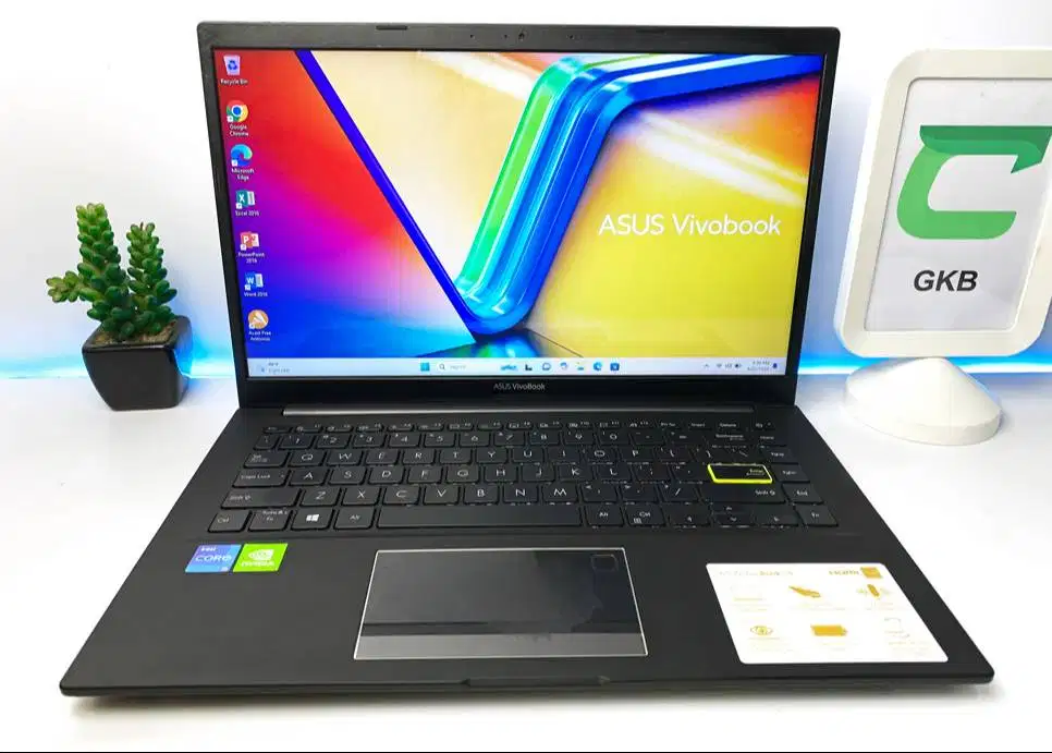 Laptop Asus VivoBook 14 core i5 1135G7 dual VGA Nvidia Lancar Game Des