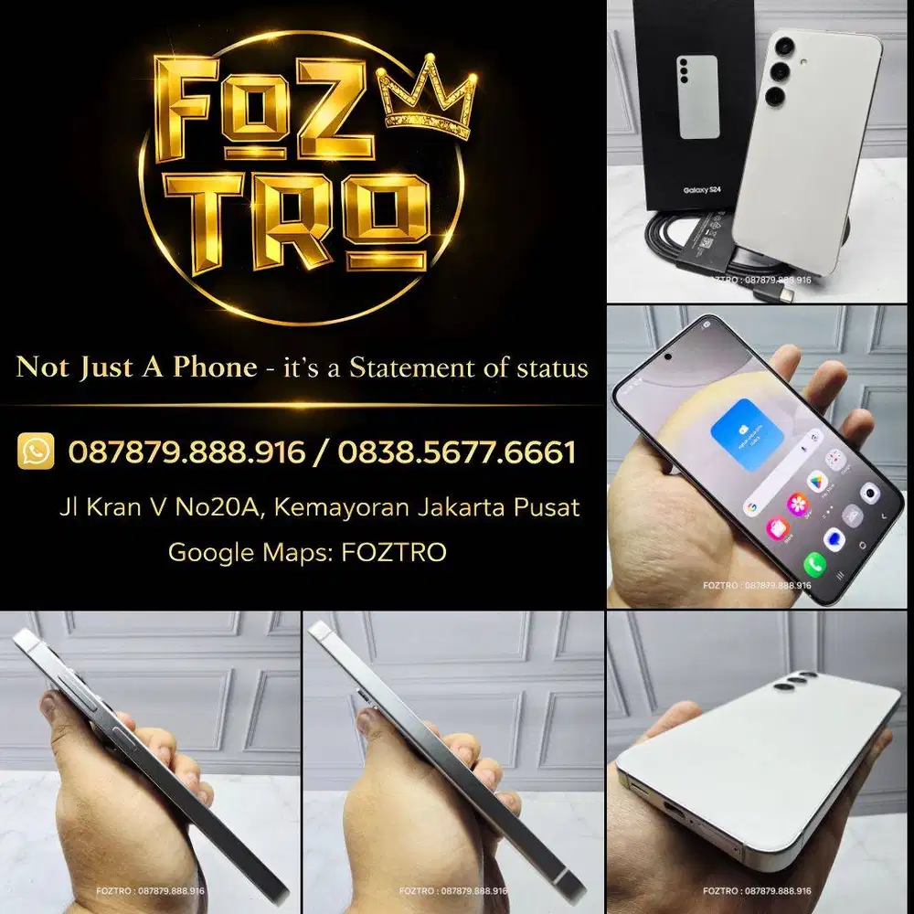 Samsung Galaxy S24 8/256GB Grey Fullset Resmi SEIN No Minus