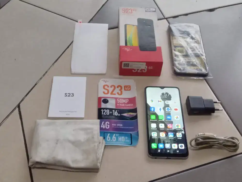 Itel S23 ( 2023 )
Ram 16gb (8gb+8gb)
Rom 128gb
White Edition FULSET