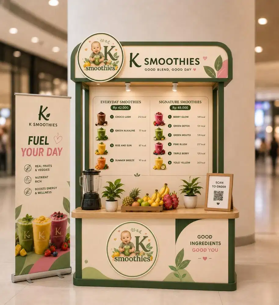 Karyawan Booth hanya 2 minggu