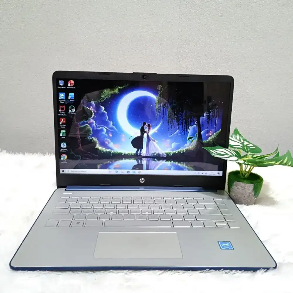 LAPTOP HP 14 DQ0714DS INTEL N4020 RAM8GB LAYAR TOUCHSCREEN